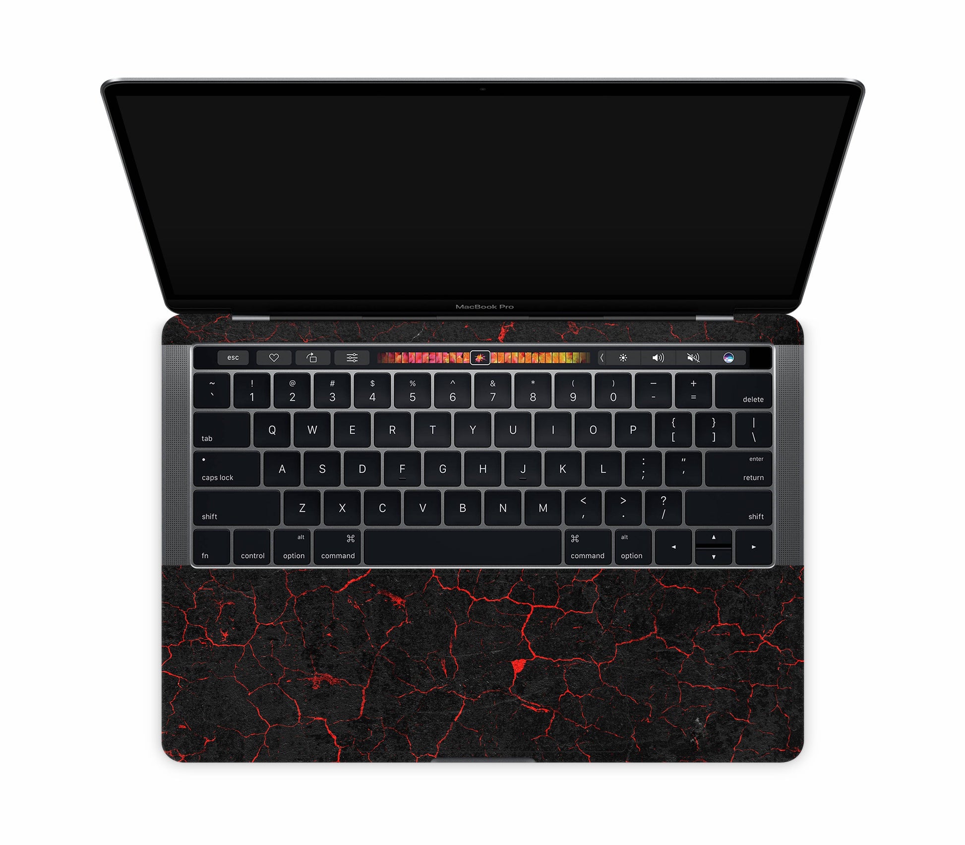 MacBook Pro 13" (2016-2019) Touch Bar skin, Hellcrack, inside skin