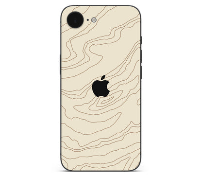 iPhone 16e skin, Dune, back skin with logo cutout