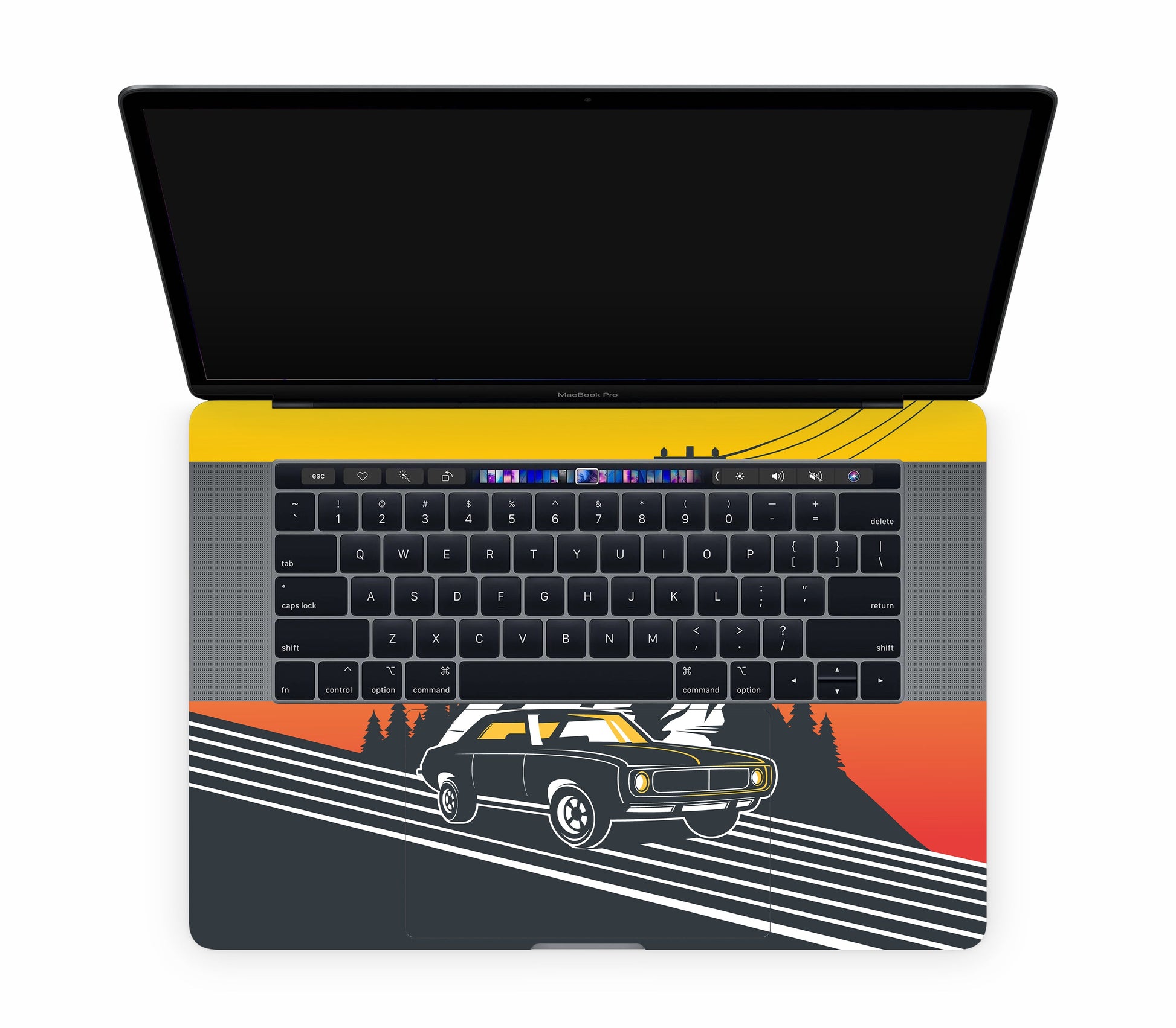 MacBook Pro 15" (2018, Touch Bar) skin, Last Ride, inside skin