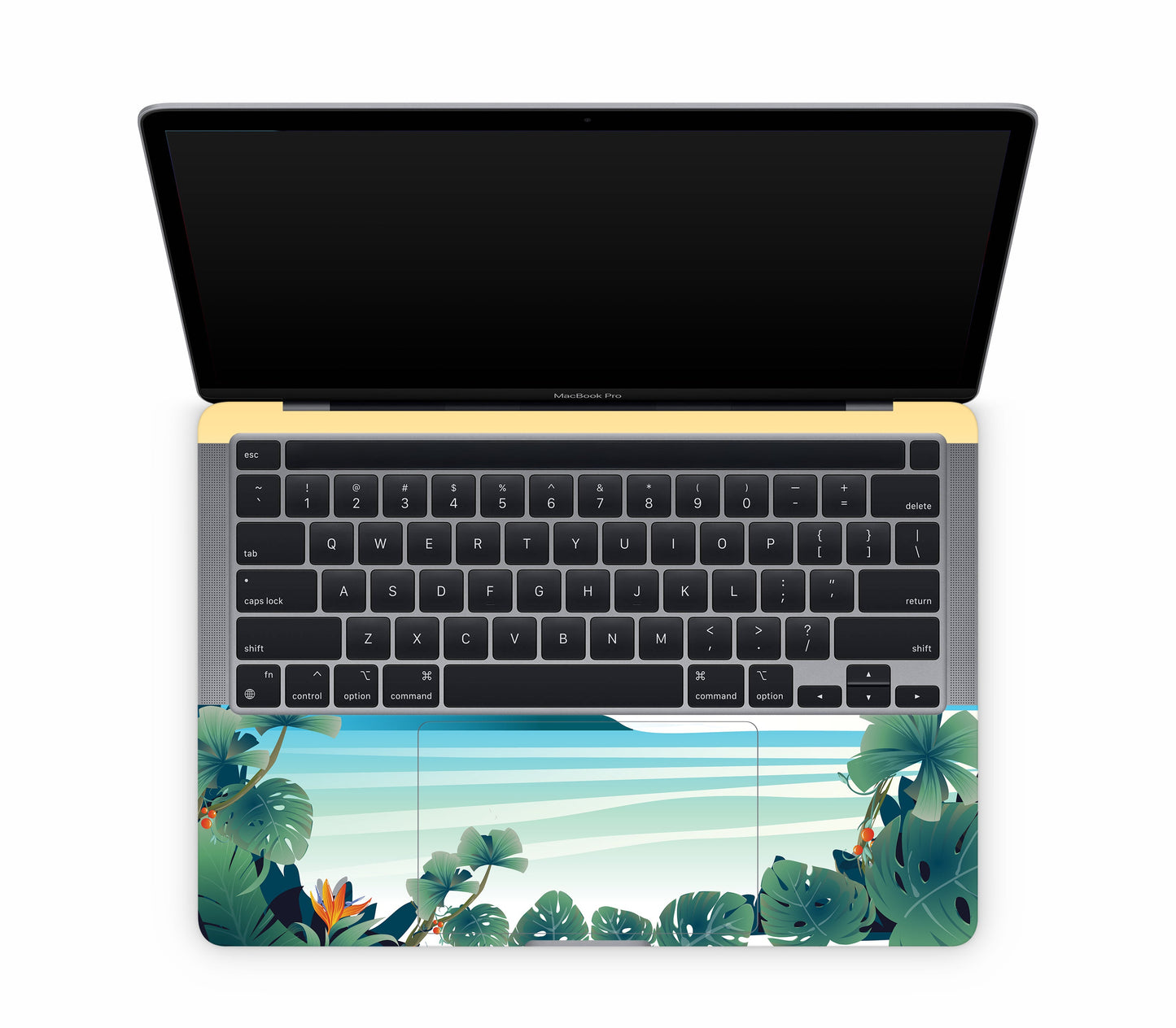 MacBook Pro 13" (2022, M2) skin, Sizzle Bay, inside skin