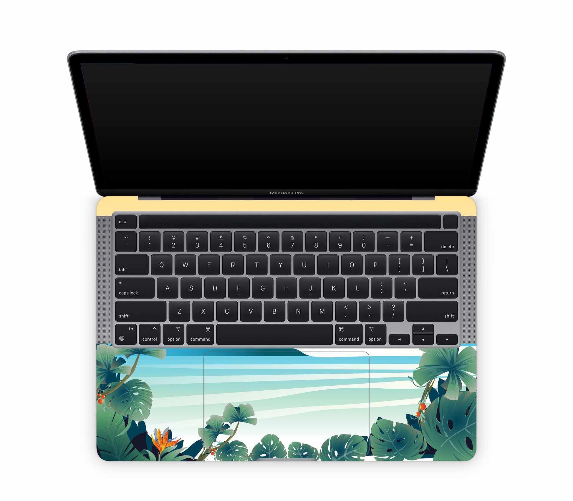MacBook Pro 13" (2022, M2) skin, Sizzle Bay, inside skin