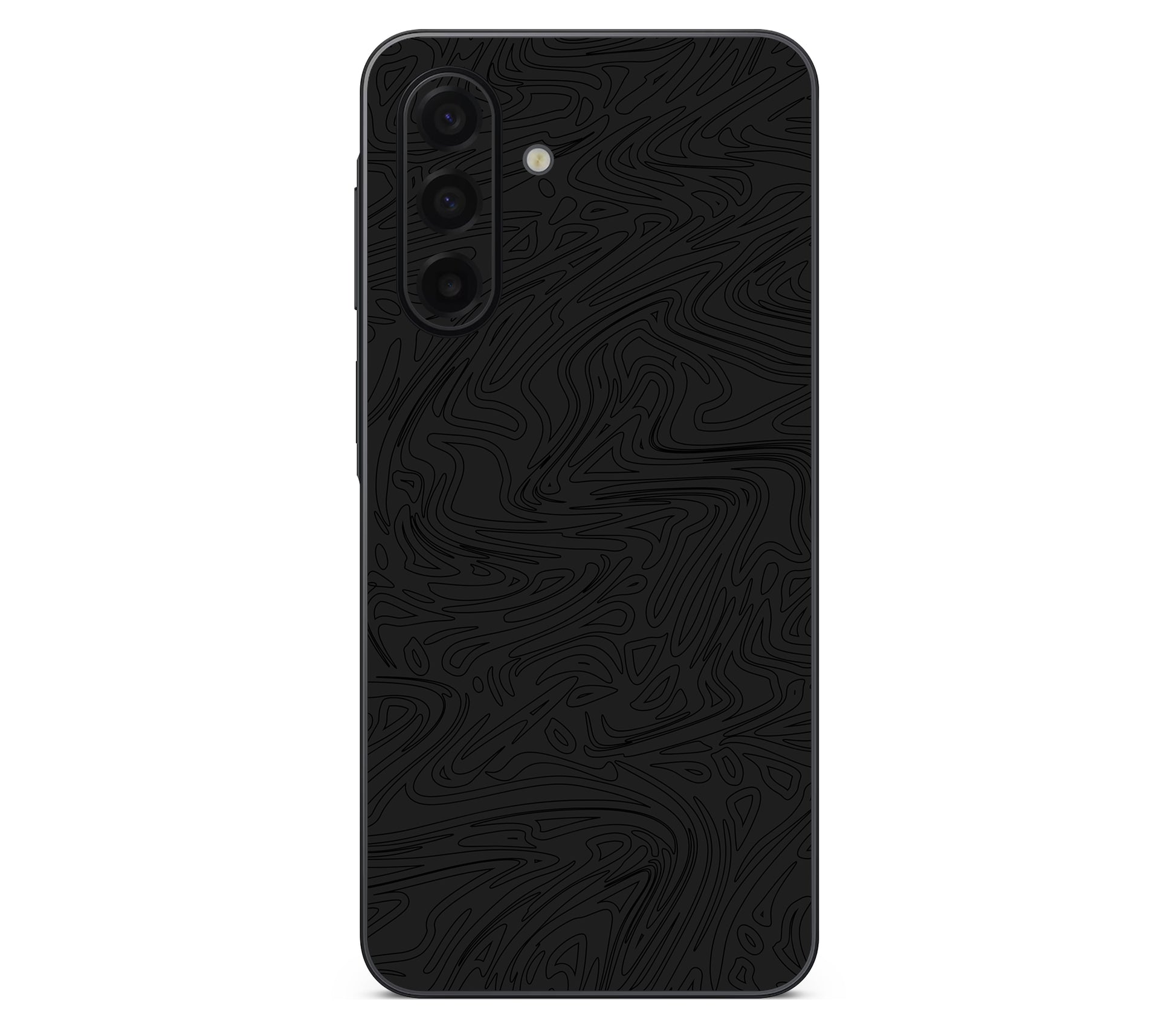 Galaxy A17 skin, Black Ice, back skin