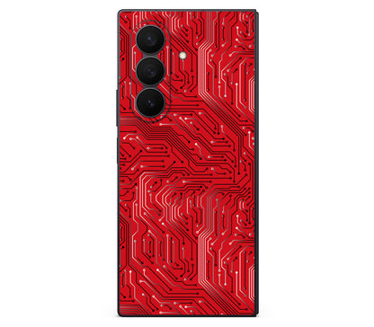Galaxy Z Fold 8 Ultra skin, REDLINE, full wrap skin