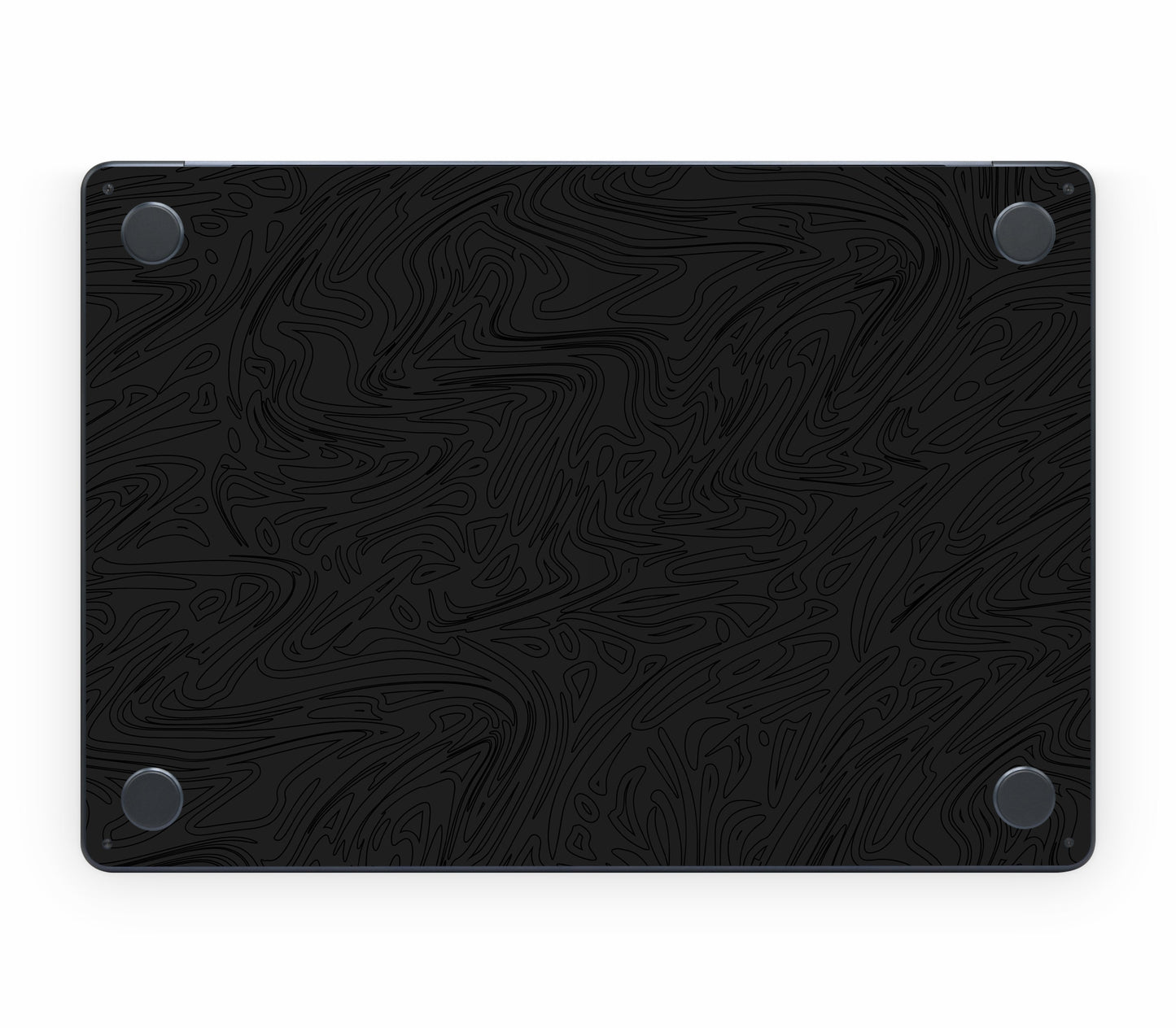 MacBook Air 15" (2023, M2) skin, Black Ice, bottom skin