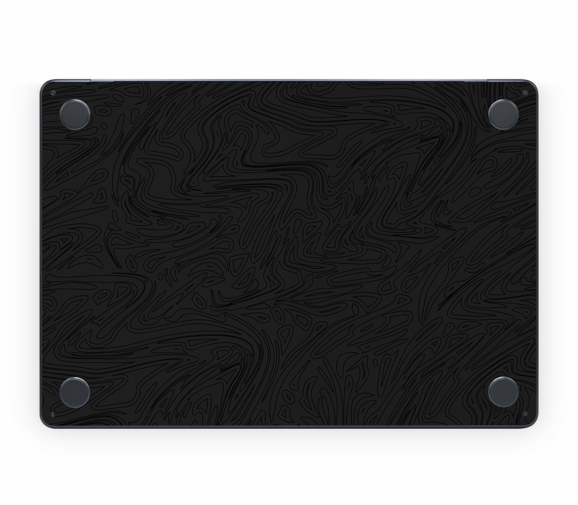 MacBook Air 15" (2023, M2) skin, Black Ice, bottom skin