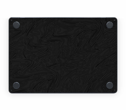 MacBook Air 15" (2023, M2) skin, Black Ice, bottom skin