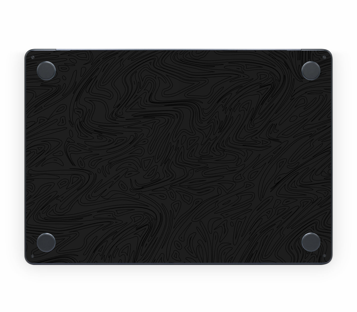 MacBook Air 15" (2025, M4) skin, Black Ice, bottom skin
