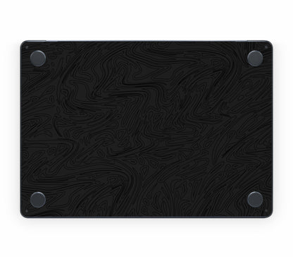 MacBook Air 15" (2025, M4) skin, Black Ice, bottom skin