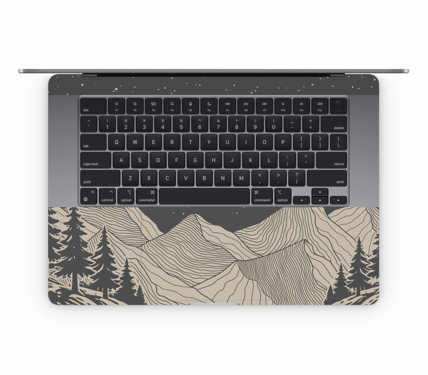 MacBook Air 15" (2023, M2) skin, Nightline, inside skin