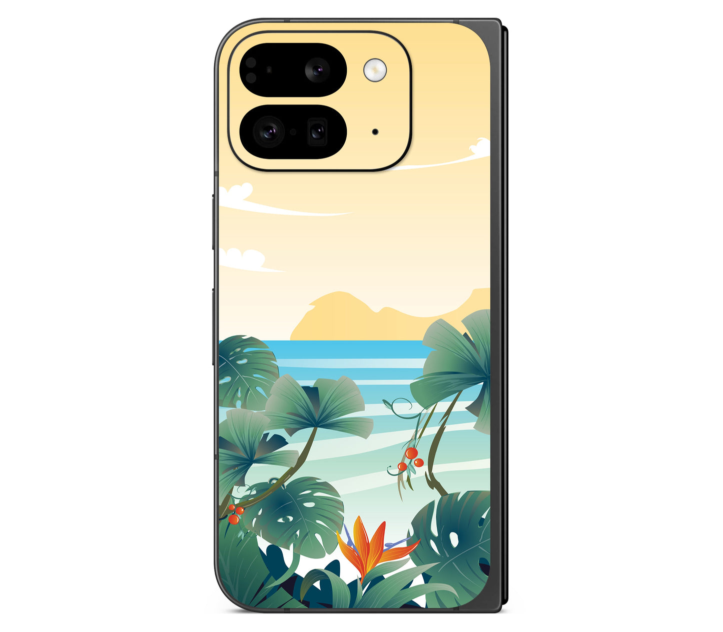 Google Pixel 11 Pro Fold skin, Sizzle Bay, back skin