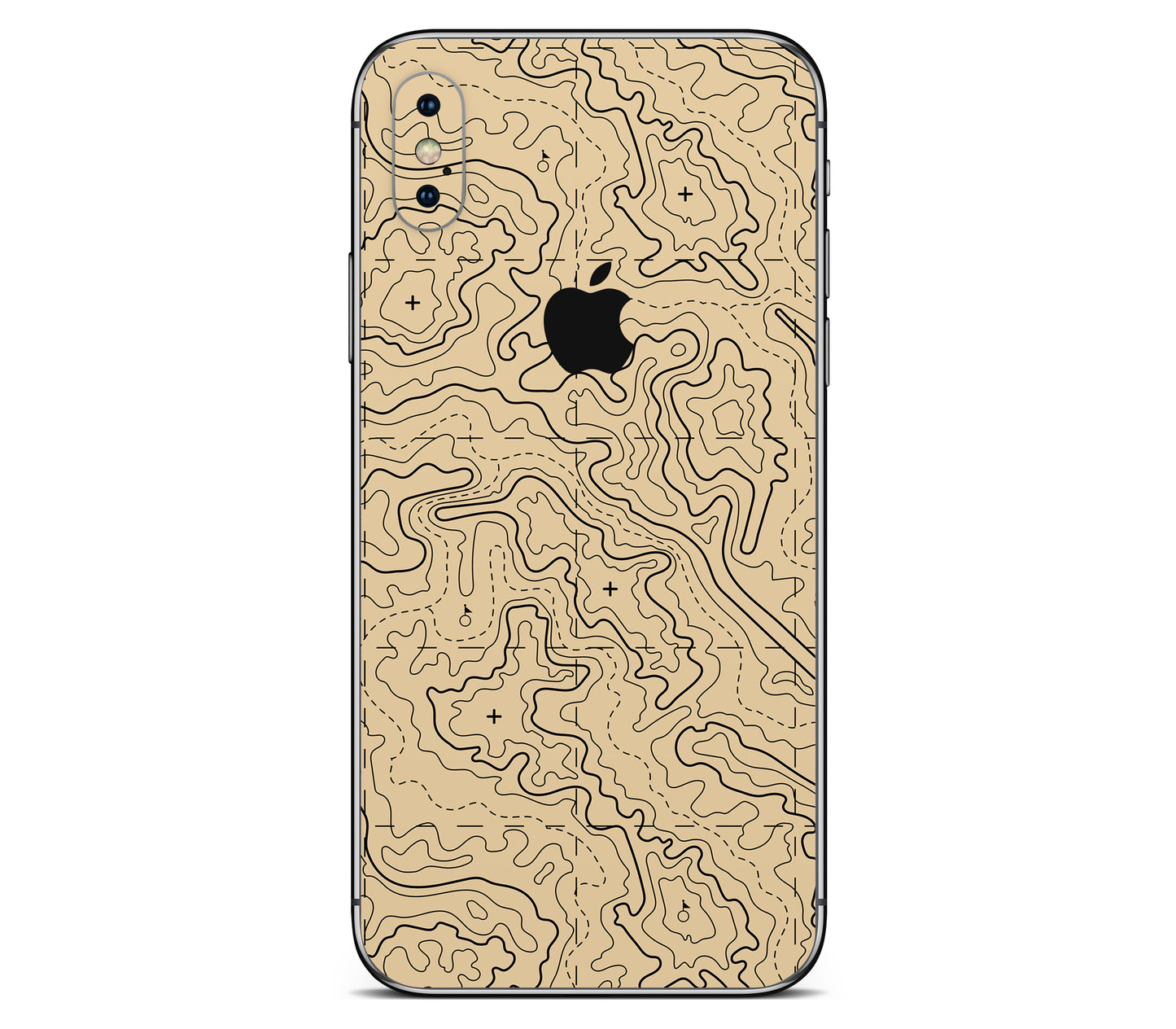 iPhone XS Max skin, Lockdown (Sandline), back skin with logo cutout