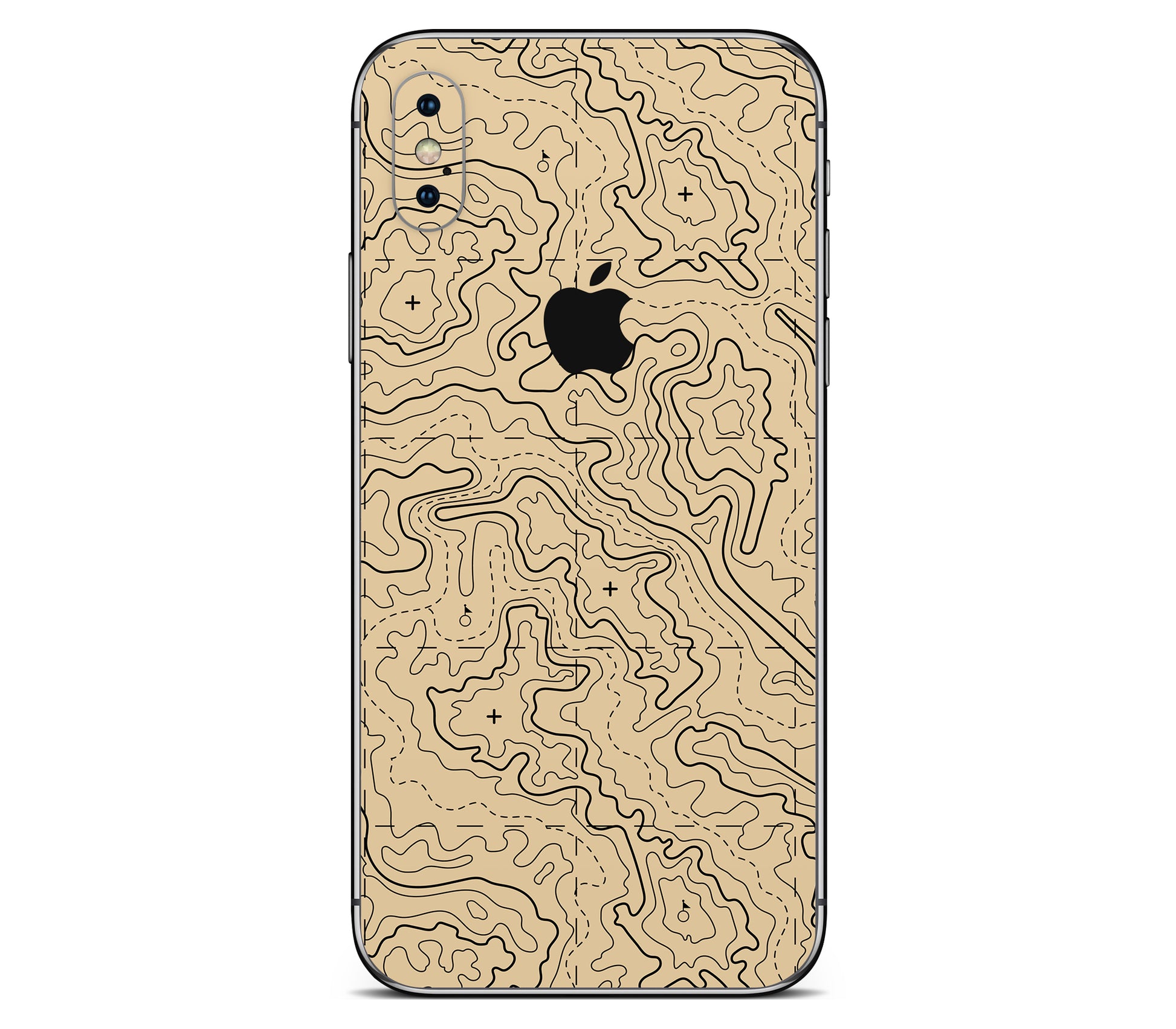 iPhone XS Max skin, Lockdown (Sandline), back skin with logo cutout