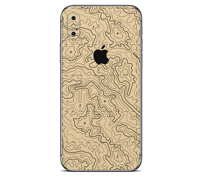 iPhone XS skin, Lockdown (Sandline), back skin with logo cutout