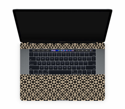 MacBook Pro 15" (2019, Touch Bar) skin, Floral Grid, inside skin