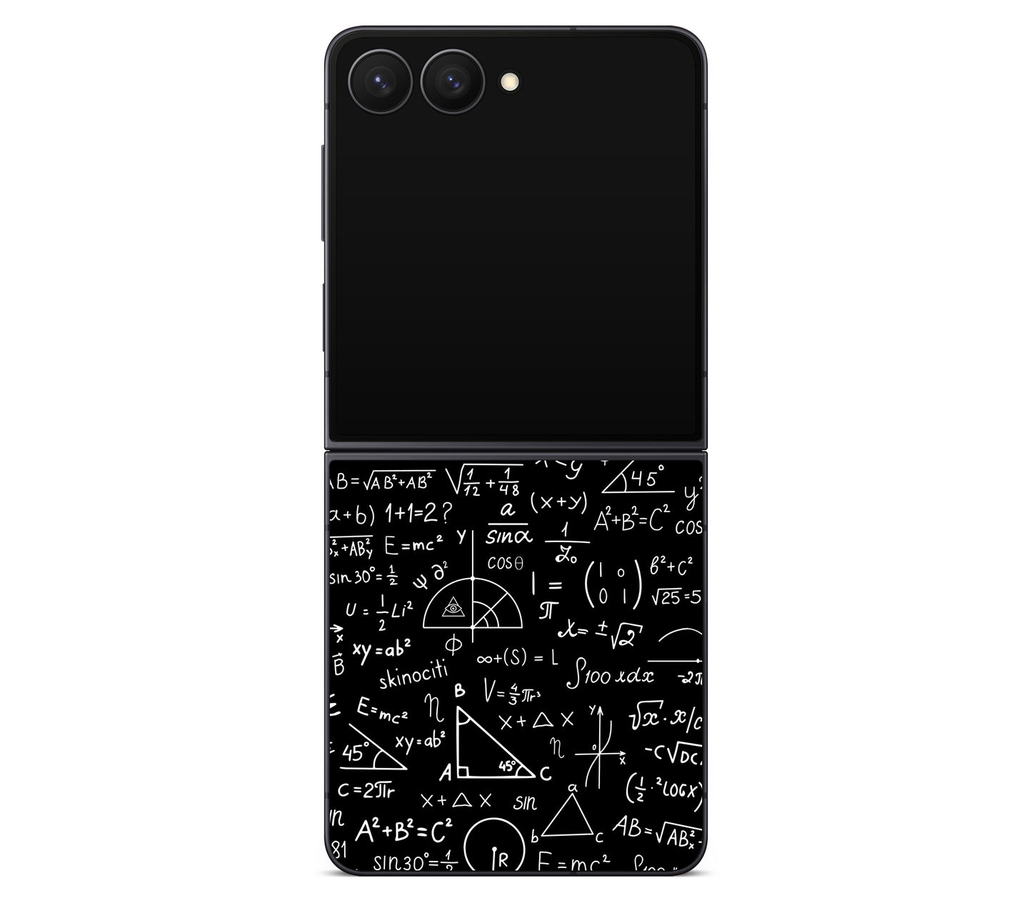 Galaxy Z Flip 8 skin, Math Madness, back skin