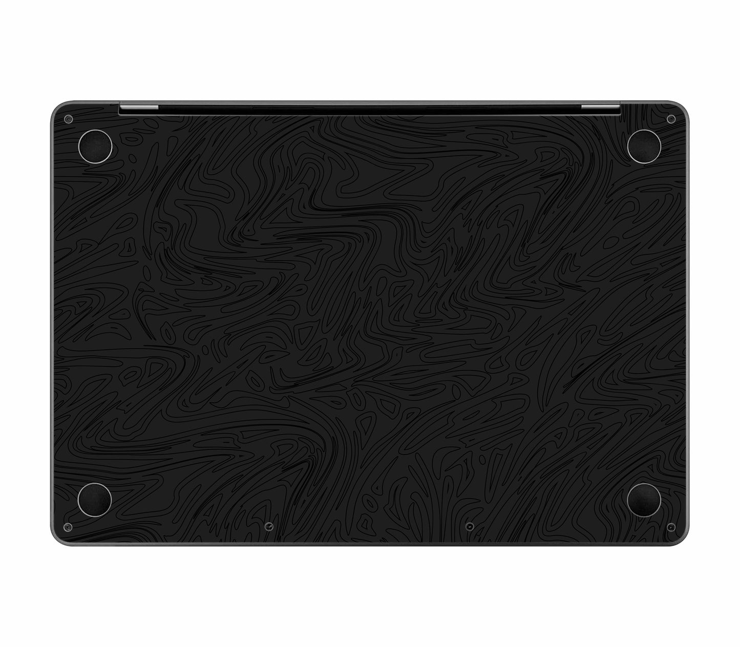 MacBook Pro 13" (2020, M1) skin, Black Ice, bottom skin