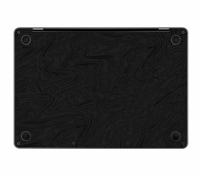 MacBook Pro 13" (2020, M1) skin, Black Ice, bottom skin