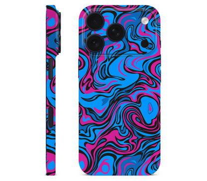 iPhone 17 Pro Max skin, Brain Drain, full wrap without logo cutout