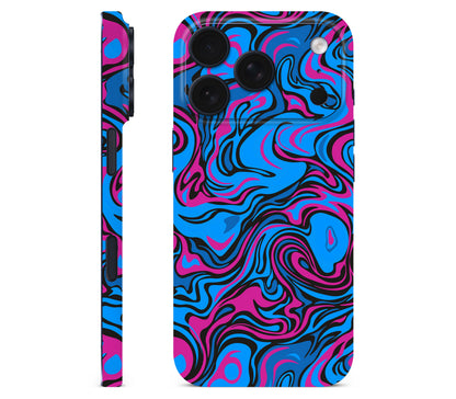 iPhone 18 Pro skin, Brain Drain, full wrap without logo cutout