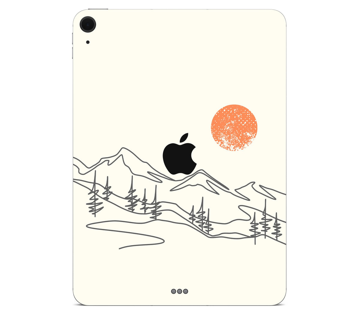 iPad Air 11" (M2) skin, Offline, back skin with logo cutout