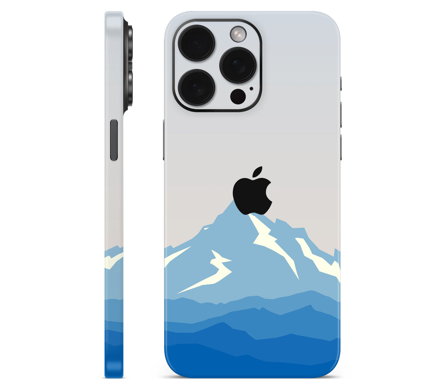 iPhone 15 Pro skin, Everest, full wrap with logo cutout