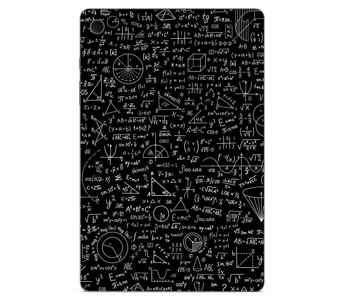Galaxy Tab S10 Lite skin, Math Madness, back skin
