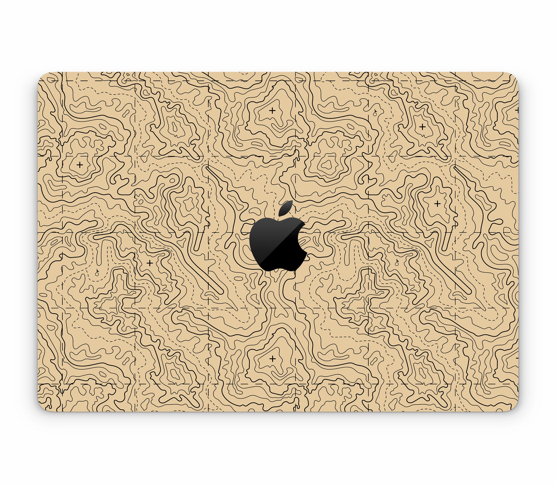 MacBook Pro 13" (2020, M1) skin, Lockdown (Sandline), top skin with logo cutout