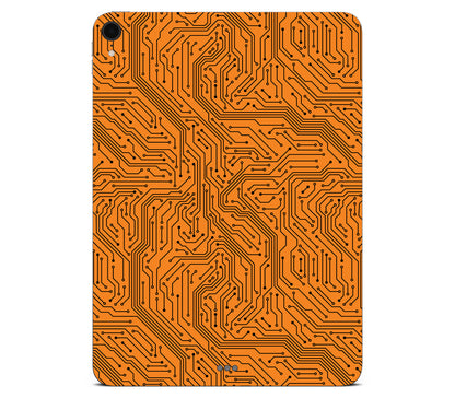 iPad Pro 12.9" (2018-2019, Gen 3) skin, Pulse Grid, back skin without logo cutout