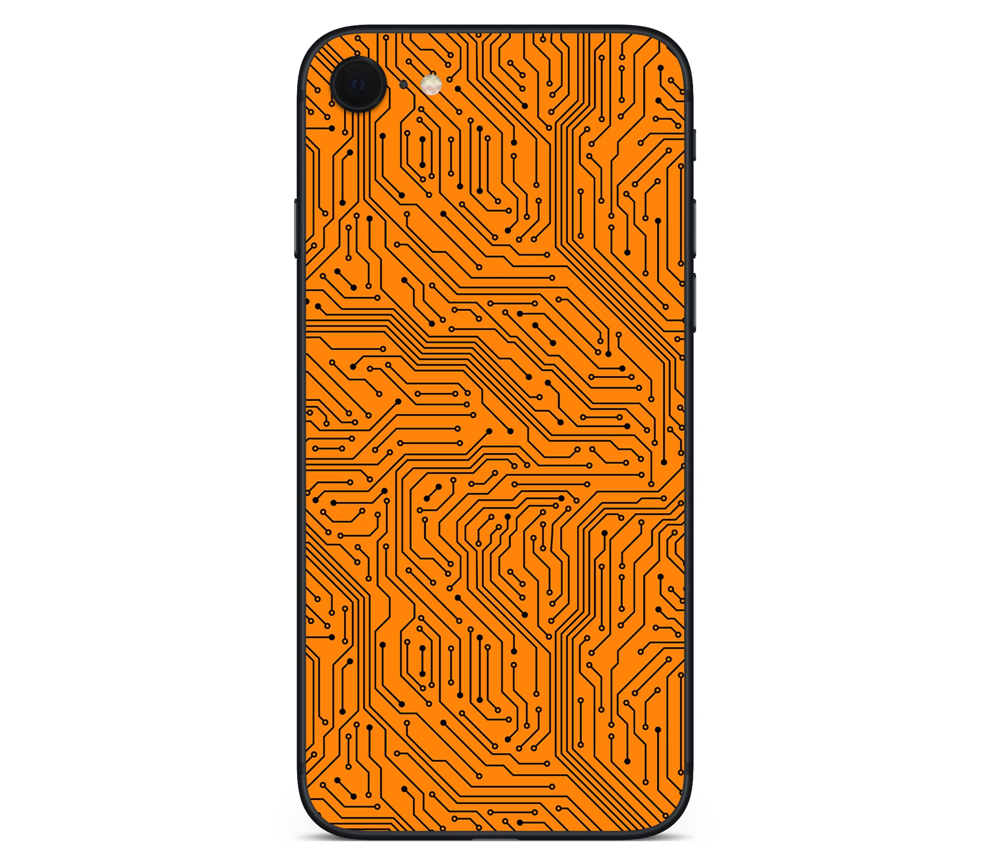 iPhone SE 2020 Gen2 skin, Pulse Grid, back skin without logo cutout