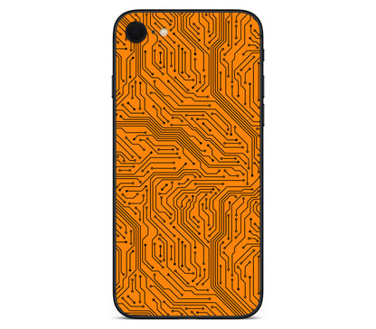 iPhone SE 2020 Gen2 skin, Pulse Grid, back skin without logo cutout