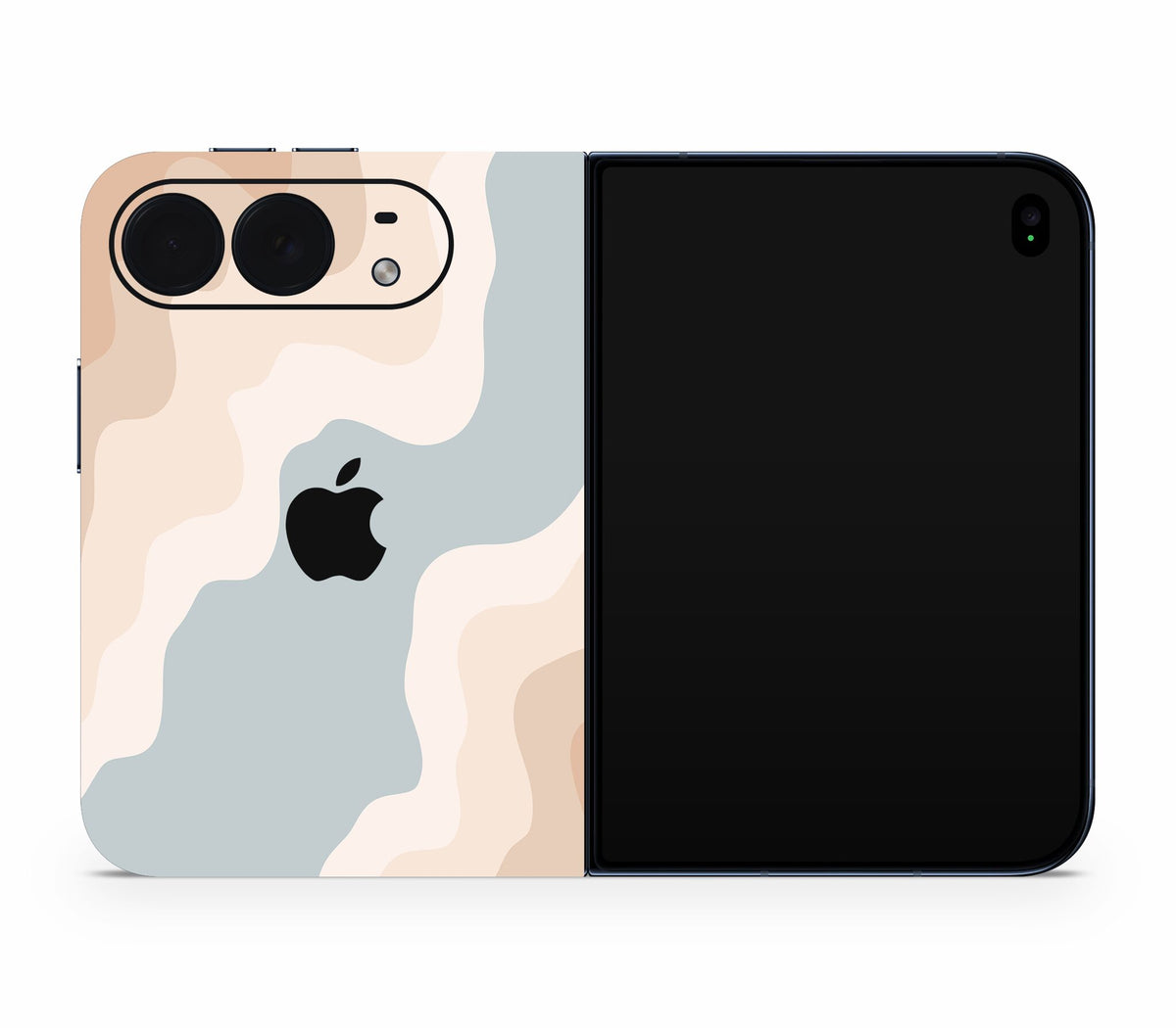 iPhone Duo skin, Drift (Haze), full wrap with logo cutout