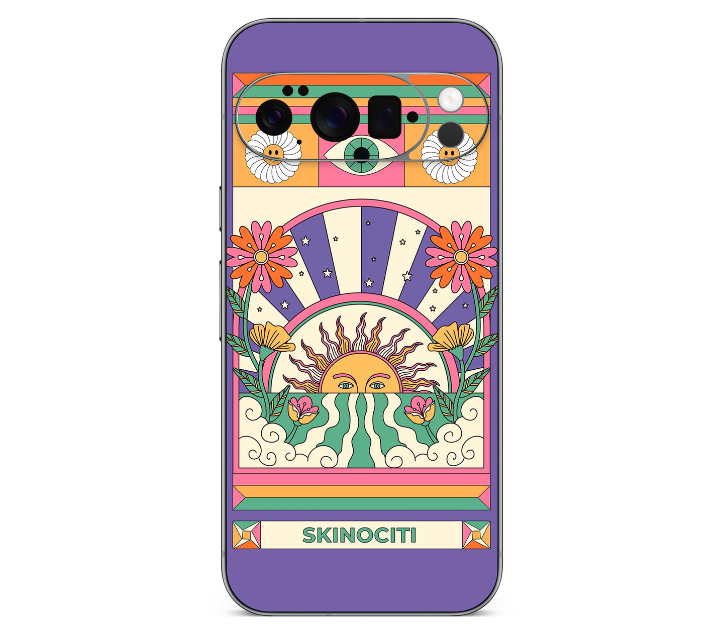 Google Pixel 11 Pro skin, Acidic Glare, back skin