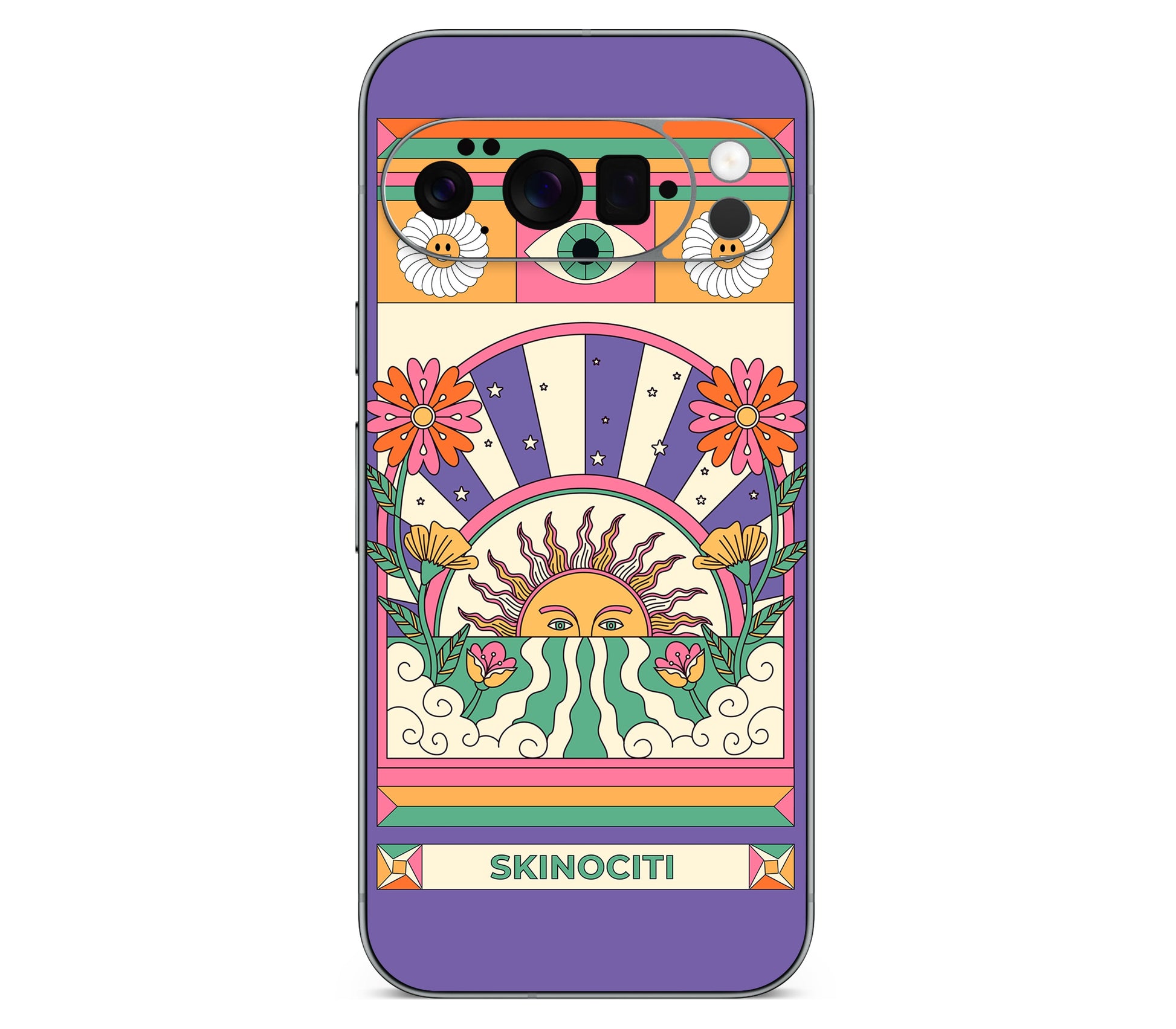 Google Pixel 11 Pro skin, Acidic Glare, back skin