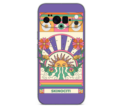 Google Pixel 11 Pro skin, Acidic Glare, back skin
