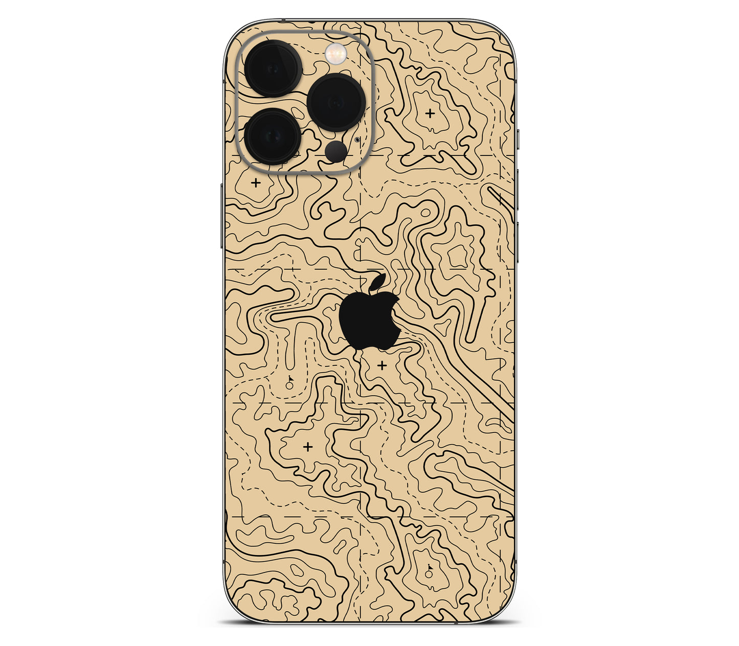 iPhone 13 Pro skin, Lockdown (Sandline), back skin with logo cutout