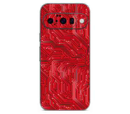 Google Pixel 10 skin, REDLINE, full wrap skin