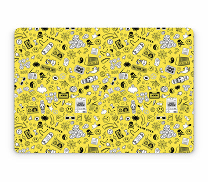 MacBook Pro 16" (2024, M4) skin, 90’s Nostalgia, top skin without logo cutout