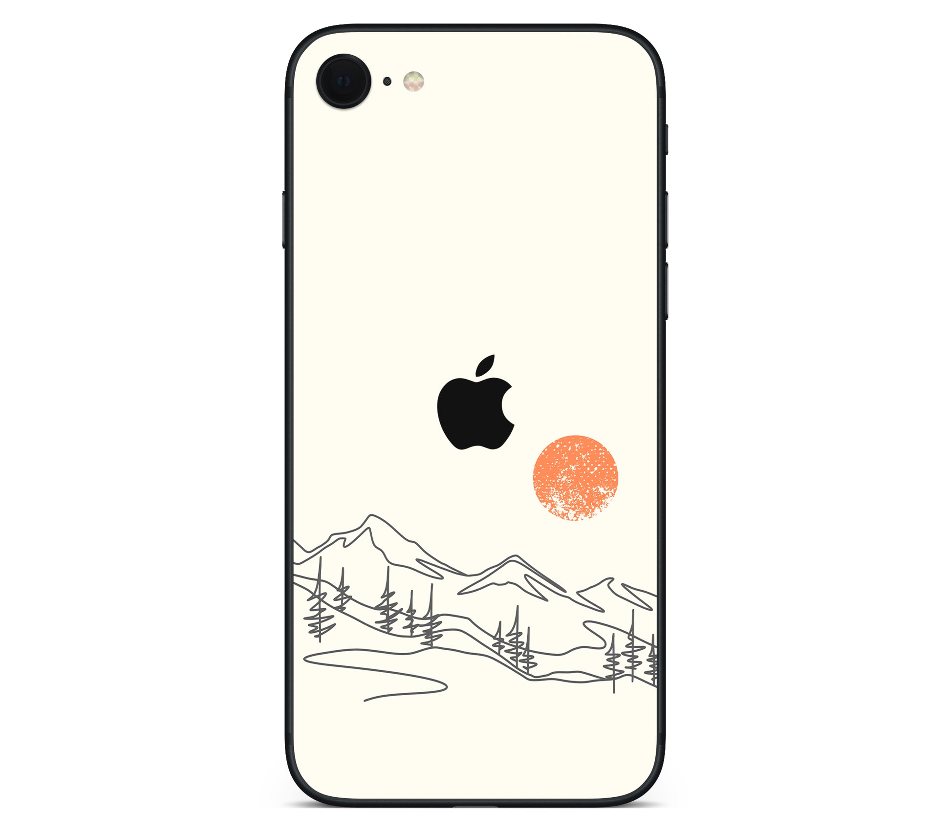 iPhone SE 2020 Gen2 skin, Offline, back skin with logo cutout