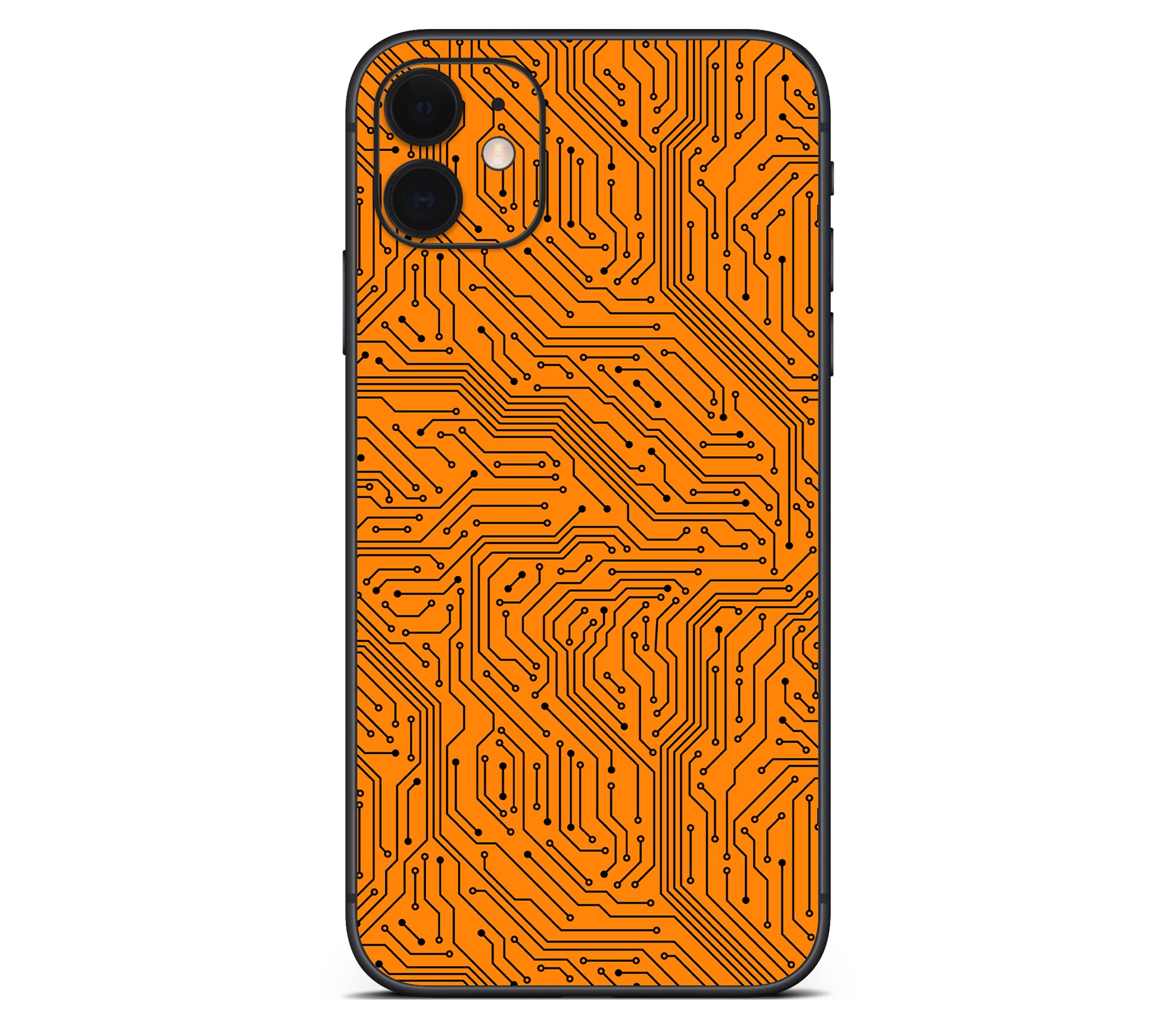 iPhone 11 skin, Pulse Grid, back skin without logo cutout