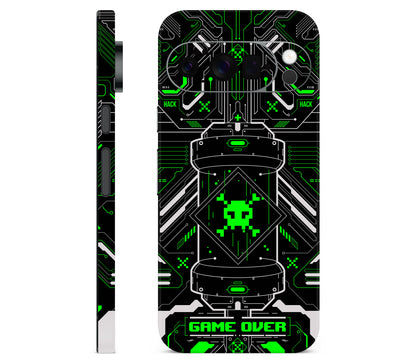 Google Pixel 11 Pro skin, Fatal Error (Acid), full wrap skin