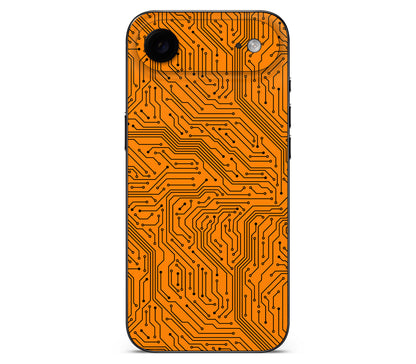 iPhone Air skin, Pulse Grid, back skin without logo cutout