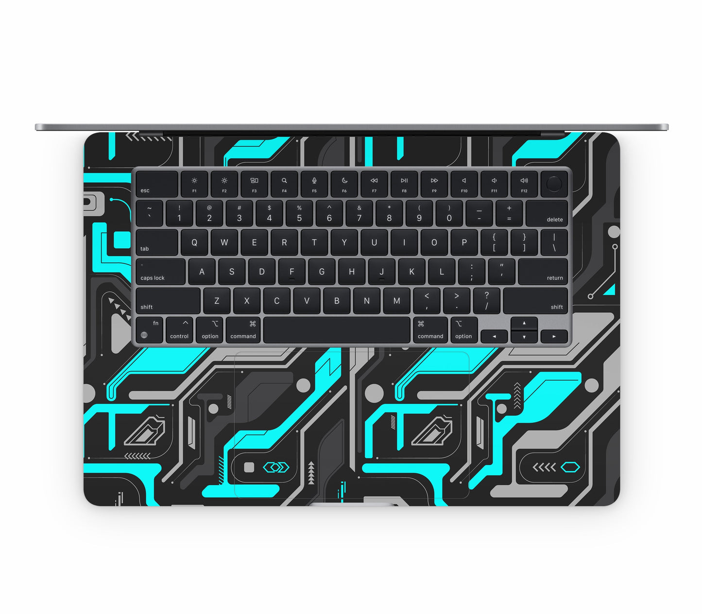 MacBook Air 15" (2025, M4) skin, Code Rot (Glitch), inside skin