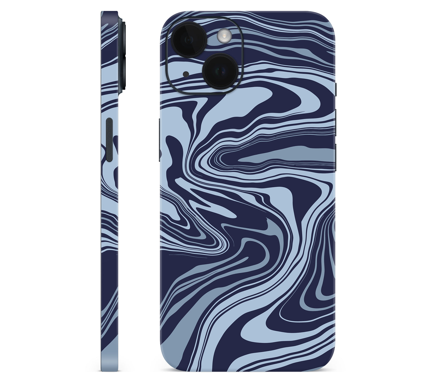 iPhone 14 skin, Vertigo (Blur), full wrap without logo cutout