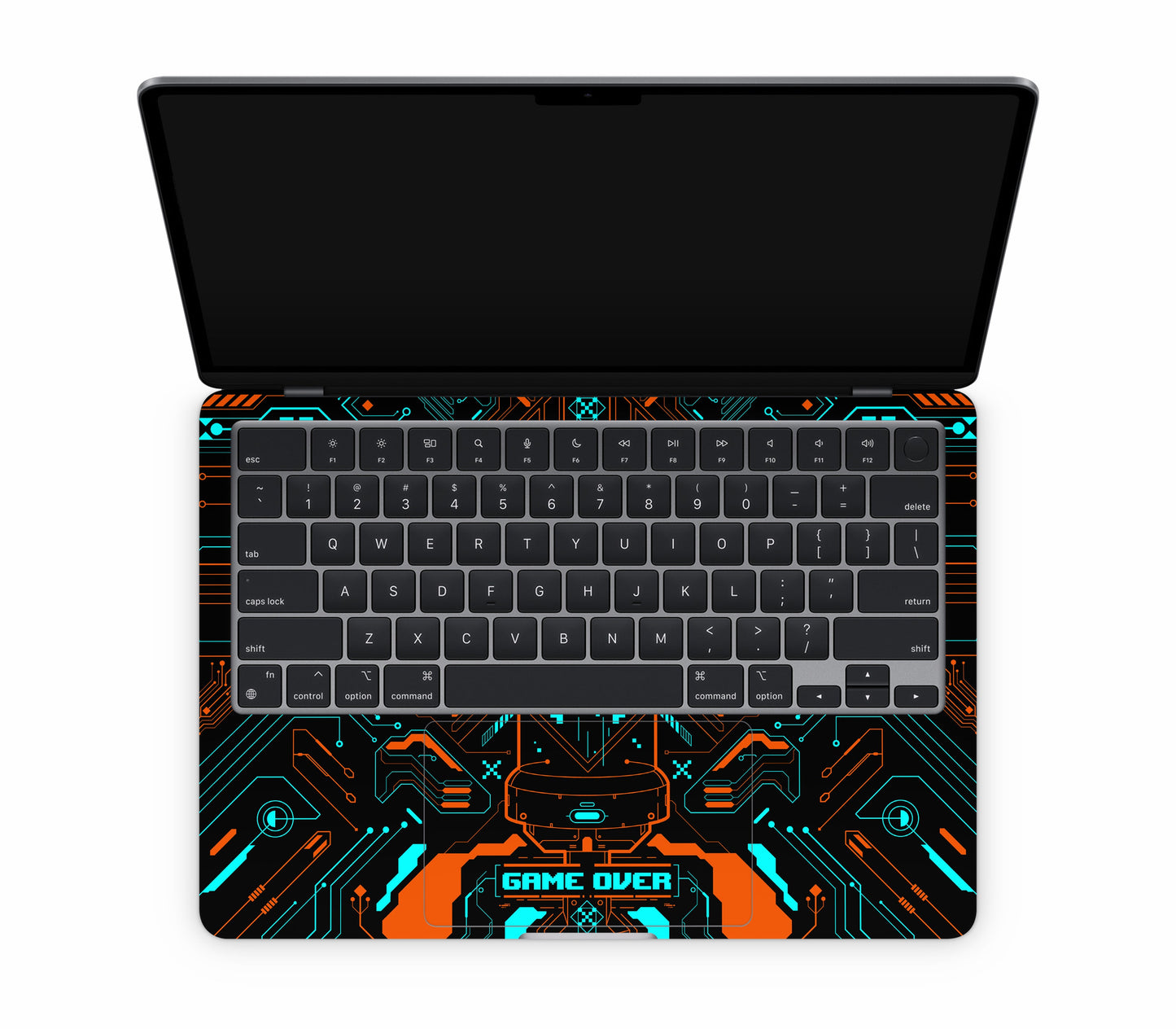 MacBook Air 13" (2024, M3) skin, Fatal Error, inside skin