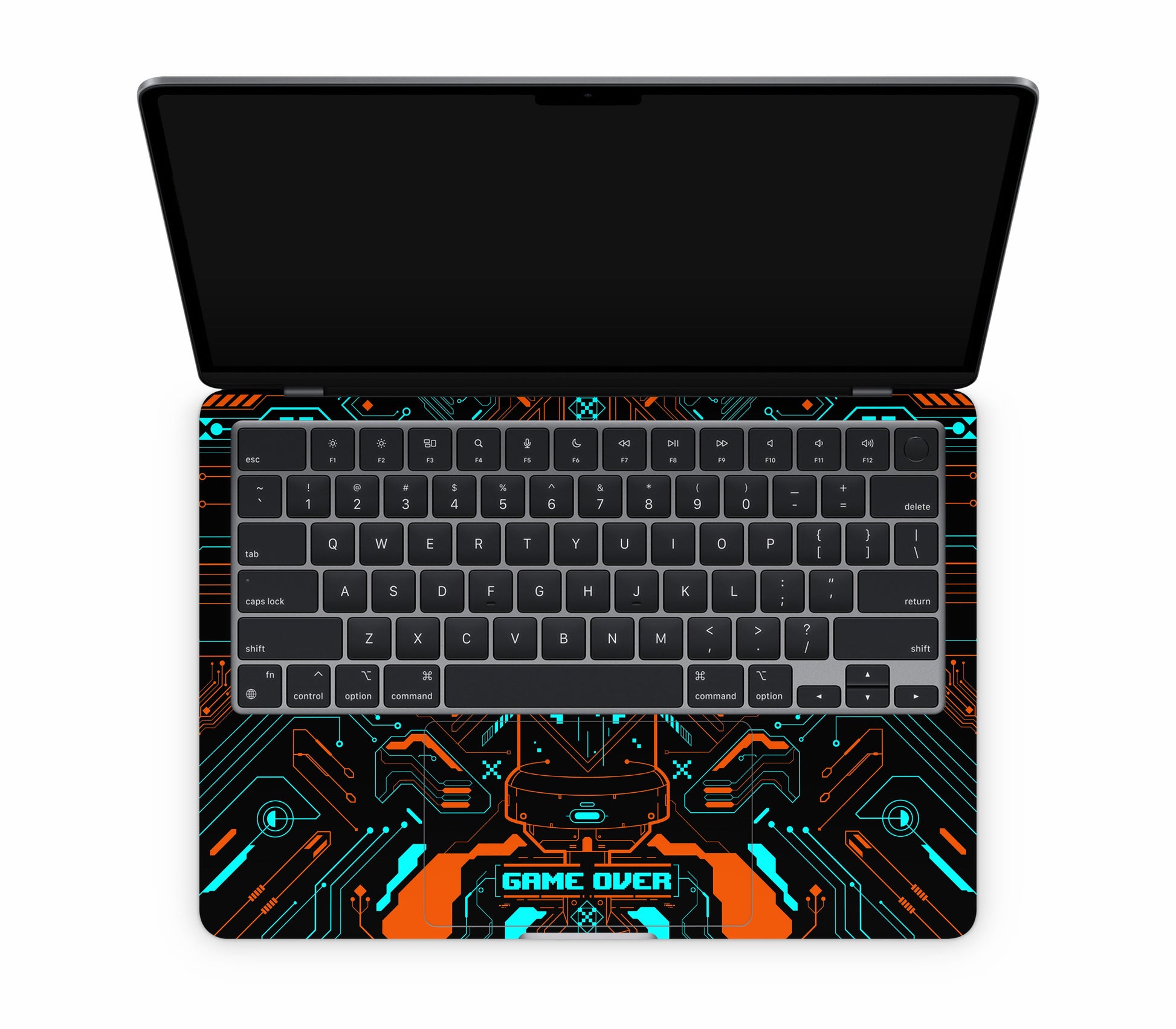 MacBook Air 13" (2024, M3) skin, Fatal Error, inside skin