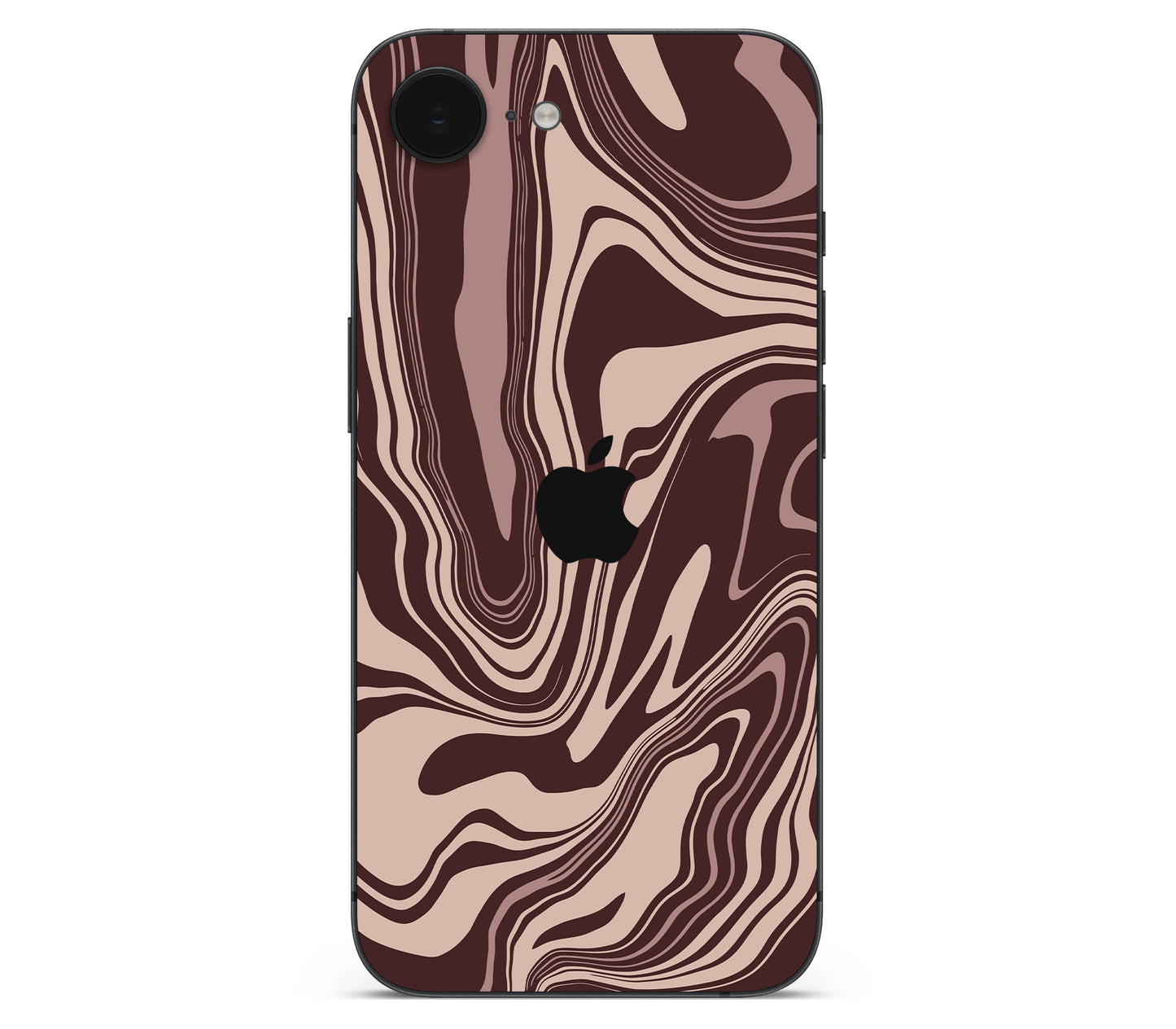iPhone 16e skin, Vertigo (Fever), back skin with logo cutout