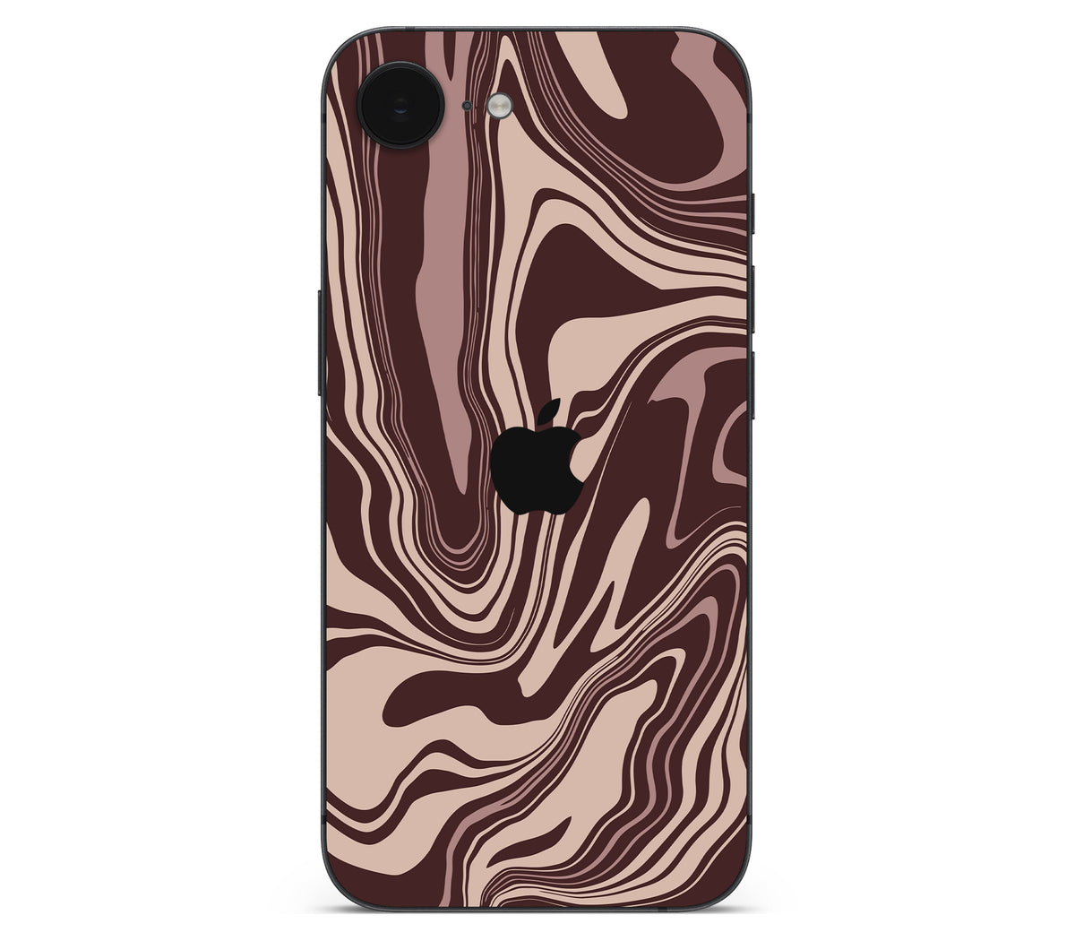 iPhone 17e skin, Vertigo (Fever), back skin with logo cutout
