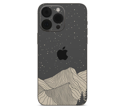 iPhone 14 Pro Max skin, Nightline, back skin with logo cutout