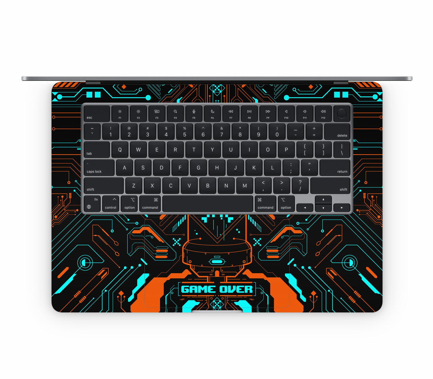 MacBook Air 15" (2025, M4) skin, Fatal Error, inside skin