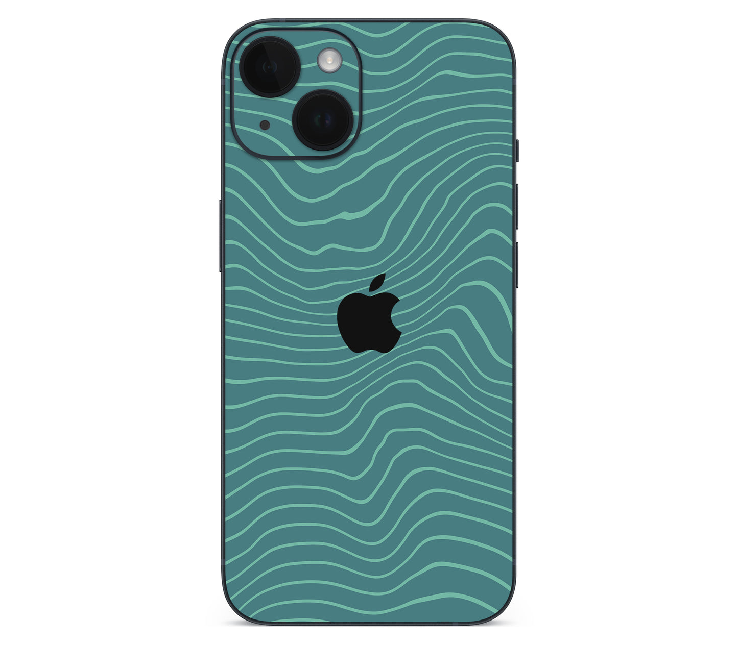iPhone 14 skin, Tide, back skin with logo cutout